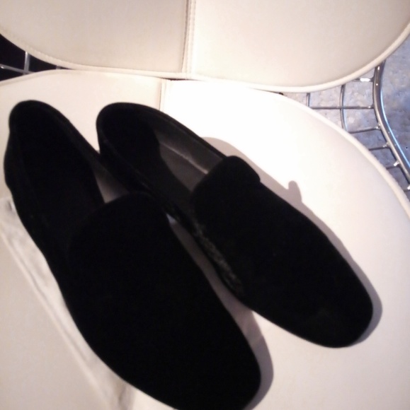 Black Velvet, Vince Bray flat/loafer in black velvet by Vince. - Picture 2 of 11